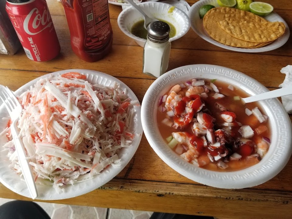 Tostada De Camarón Coctel De Camaron