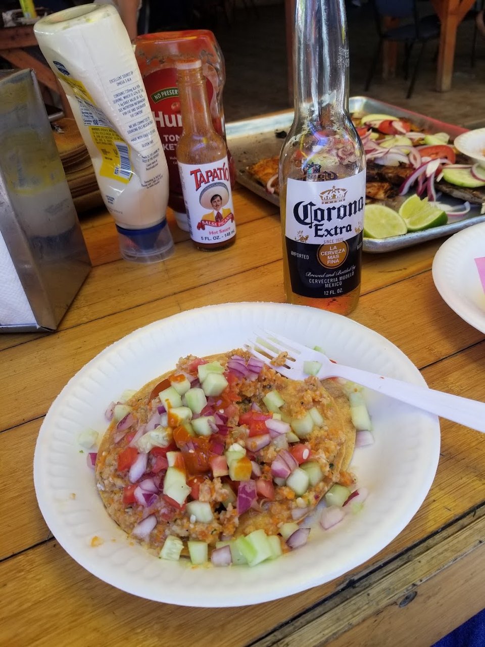 Tostada de Ceviche de Pescado